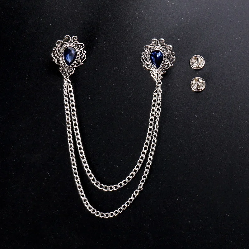 Wedding Shop - Elegante vintage legering strass grote broche