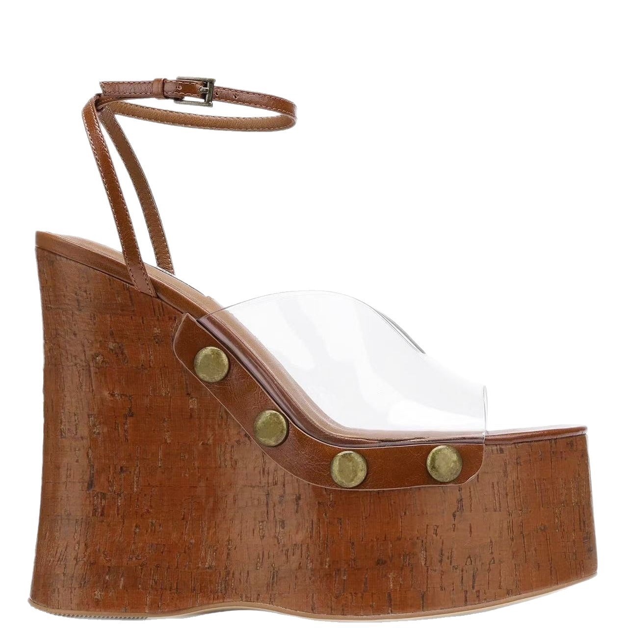 Wedding Shop - 2026 Zomer Sandalen met Plateauzool, Bloemkant,