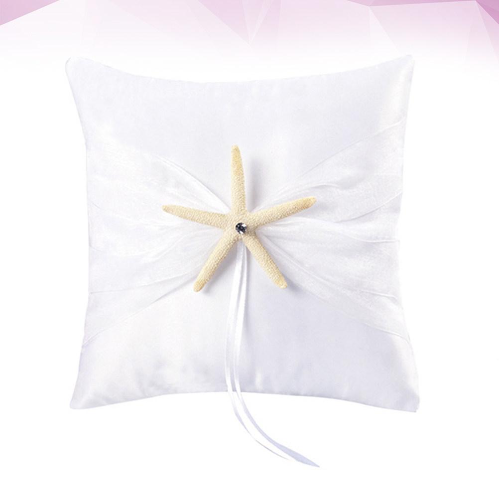 Ring Bearer Pillow - Romantisch ZeeSterren Bruiloft Ringkussen Oceaan Thema