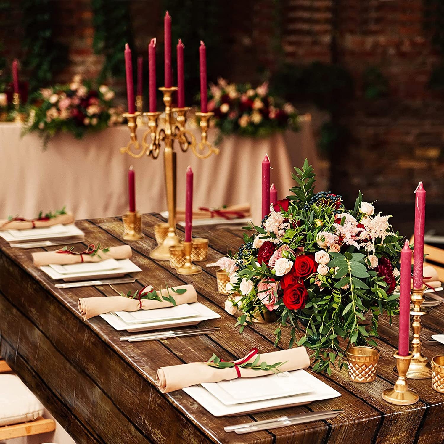 Houtennerf wegwerp tafelkleed  - Wedding Supply Rentals recensie en prijs