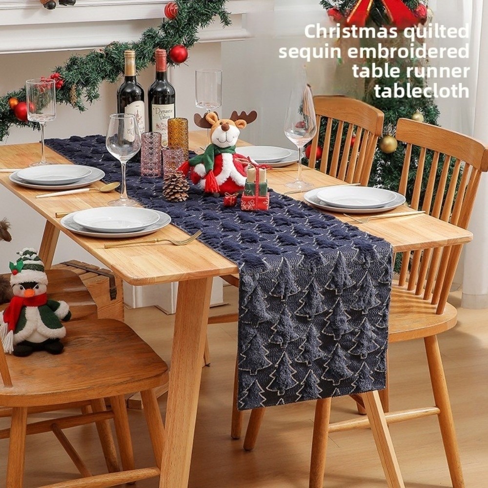 Nieuwe Kerst Tafelloper Polyes - Table Runner Sequin recensie en prijs