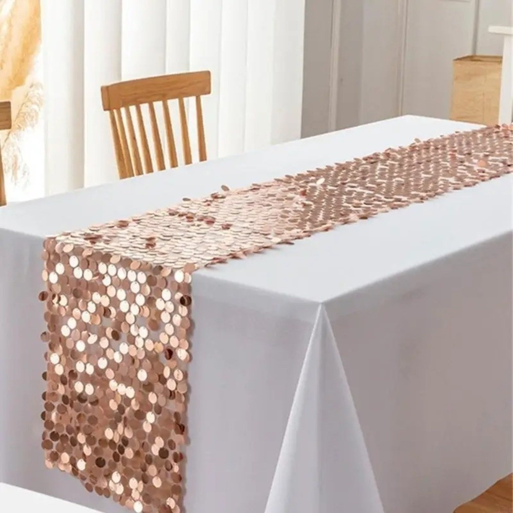 Vis Schubben Pailletten Tafell - Table Runner Sequin recensie en prijs