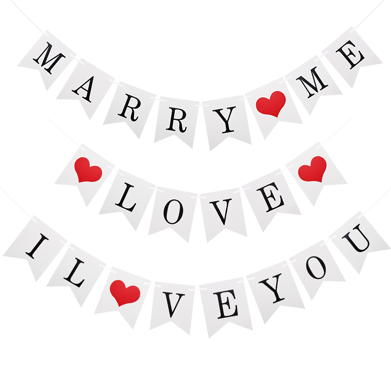 Bruiloft Marry Me Love Bunting - Wedding Supply Rentals recensie en prijs