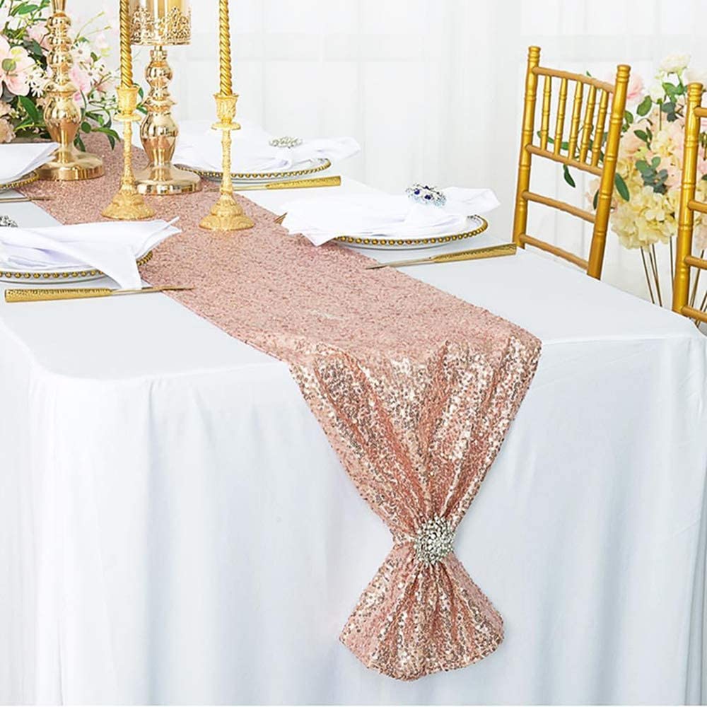 LICE-Sparkly Rose Gold Sequin  - Table Runner Sequin recensie en prijs