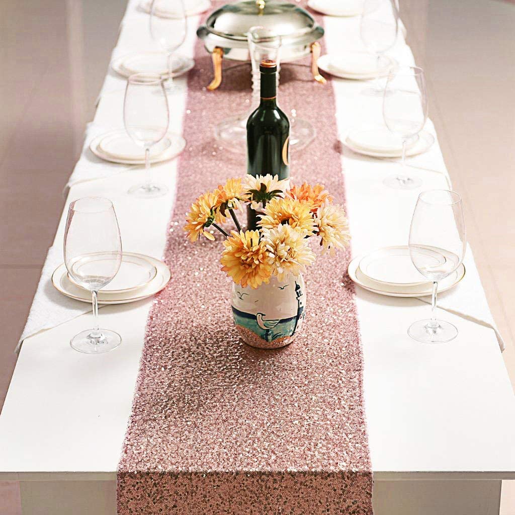 LICE-Sparkly Rose Gold Sequin  - Table Runner Sequin recensie en prijs