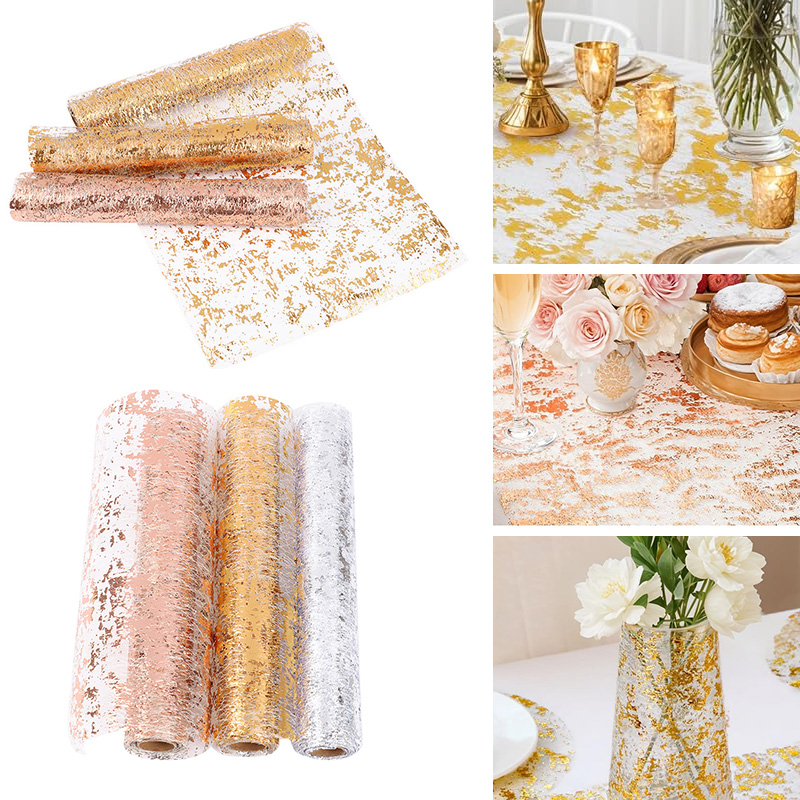 Metallic Gold Tafelloper Paill - Table Runner Sequin recensie en prijs