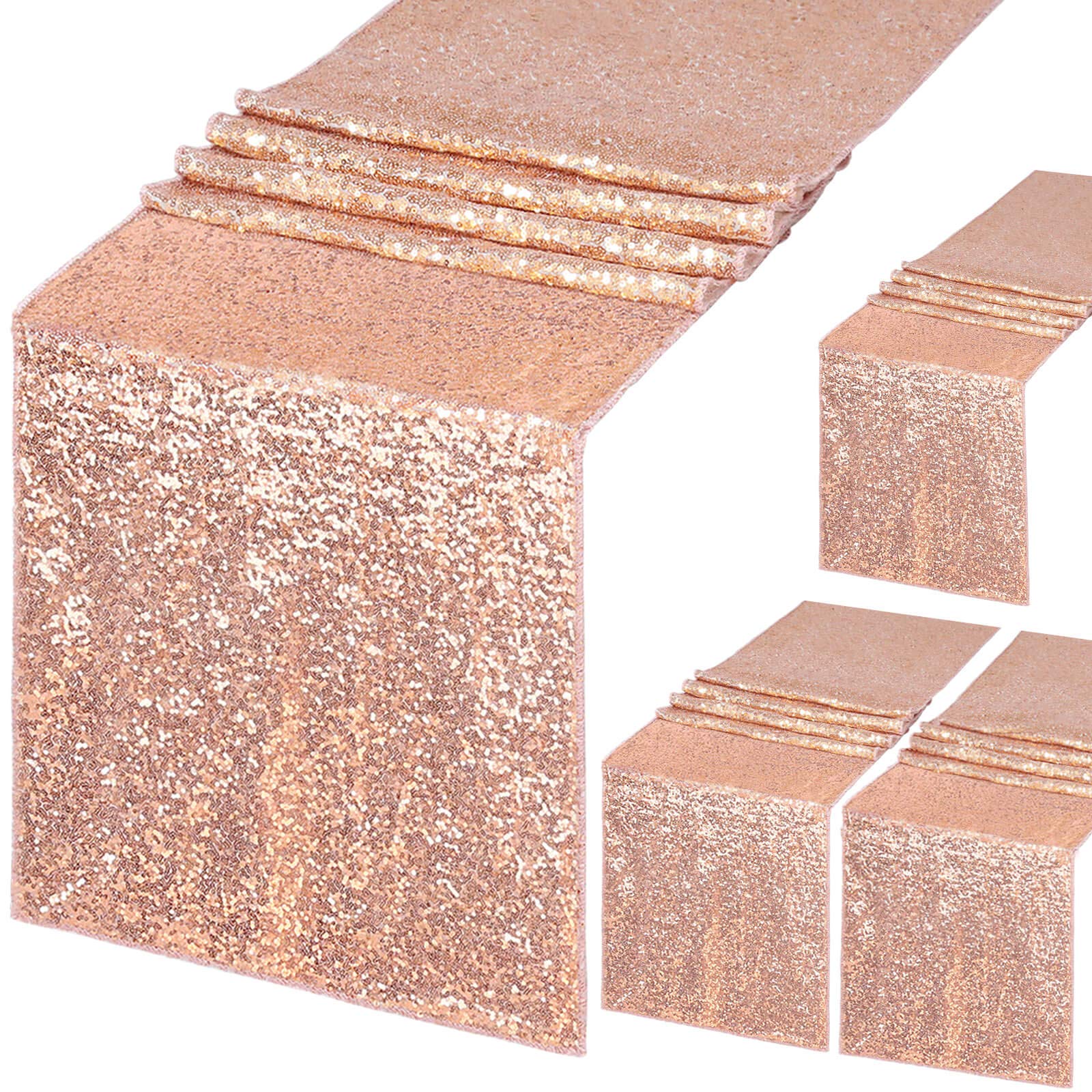 4 stuks glitter pailletten taf - Table Runner Sequin recensie en prijs