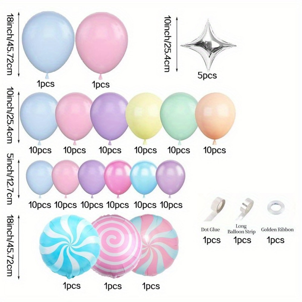 133PCS Donut Thema Ballon Kran - Wedding Supply Kit recensie en prijs
