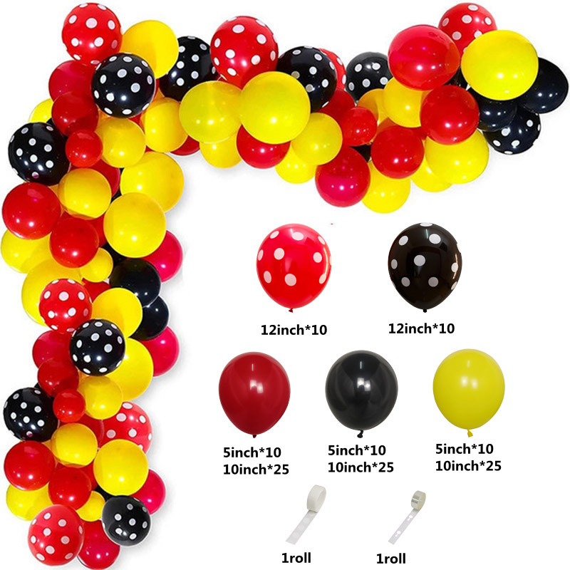 Rood Zwart Geel Ballon Slinger - Wedding Supply Kit recensie en prijs