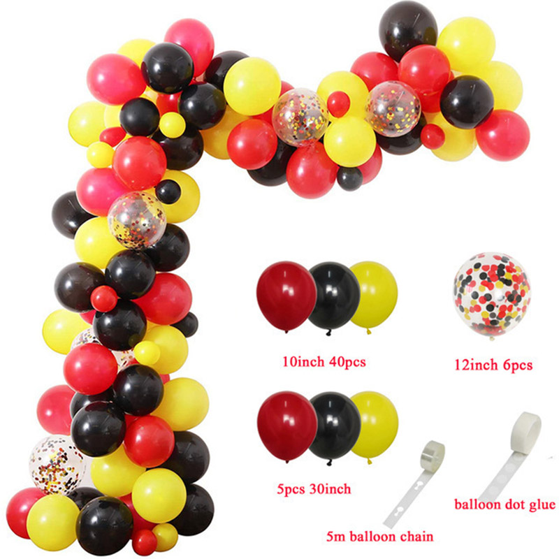 Rood Zwart Geel Ballon Slinger - Wedding Supply Kit recensie en prijs