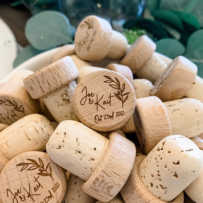 Aangepaste Hout Wijn Stopper W - Wedding Supply List recensie en prijs