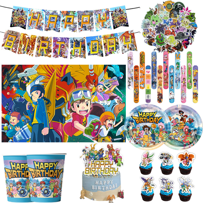 Digimon thema verjaardagsparty - Wedding Supply Kit recensie en prijs